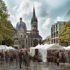 Familie auf dem Markt