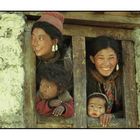 Familie aus dem Markha Valley, Indien