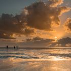 Familie im Wattenmeer