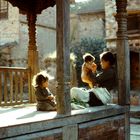 Familie in Nepal