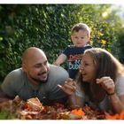 Familien Foto Herbst