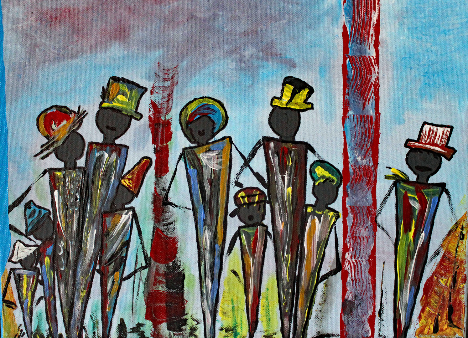 Familien Gemalt Foto Bild Abstraktes Modern Abstrakt Farben Bilder Auf Fotocommunity