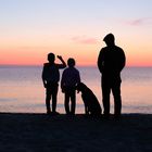 Familien silhouetten