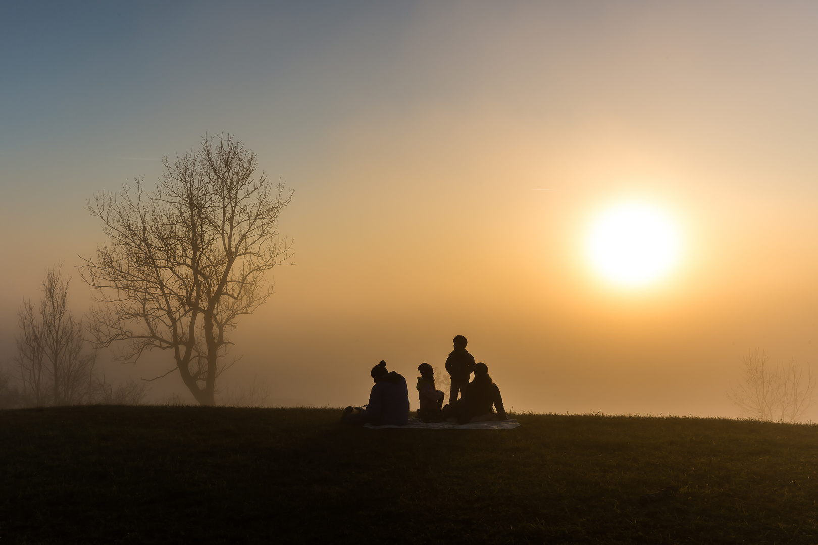 Familienausflug an die Sonne