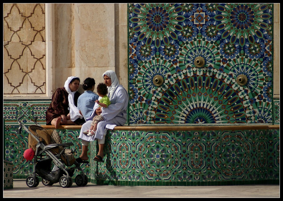 Familienausflug, Casablanca, Marokko