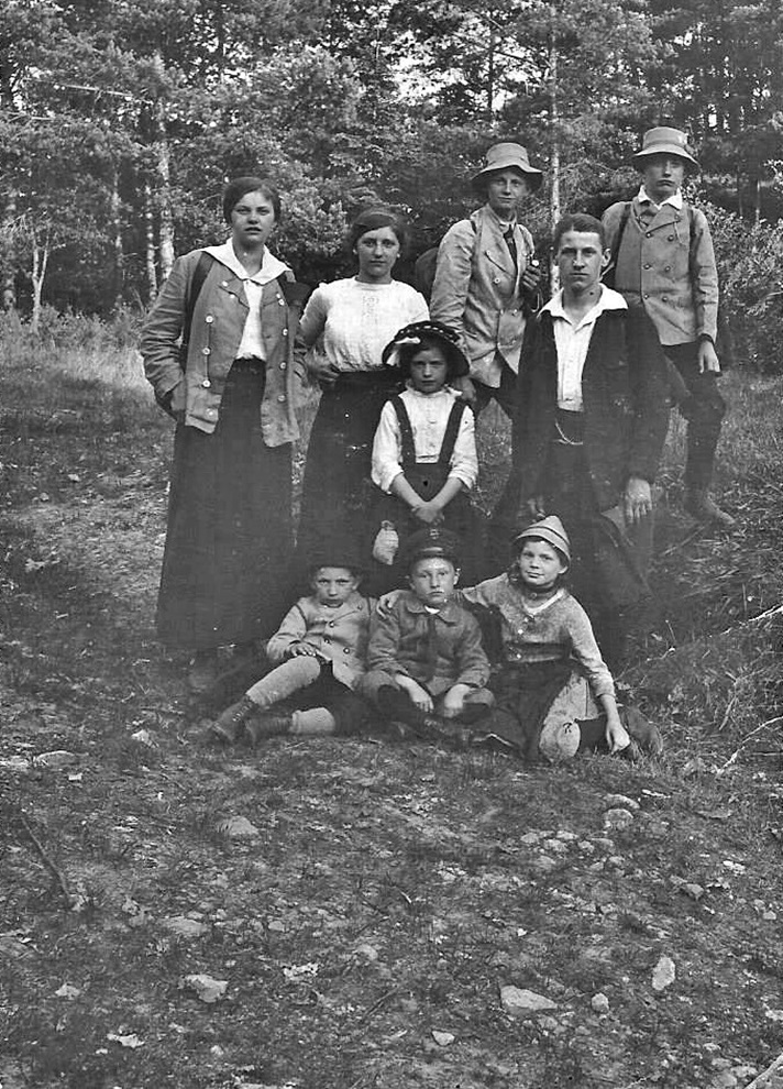 Familienausflug circa 1915