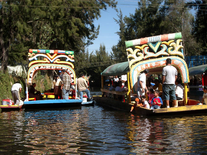 Familienausflug in Xochimilco