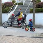 Familienausflug mit Fahrrad