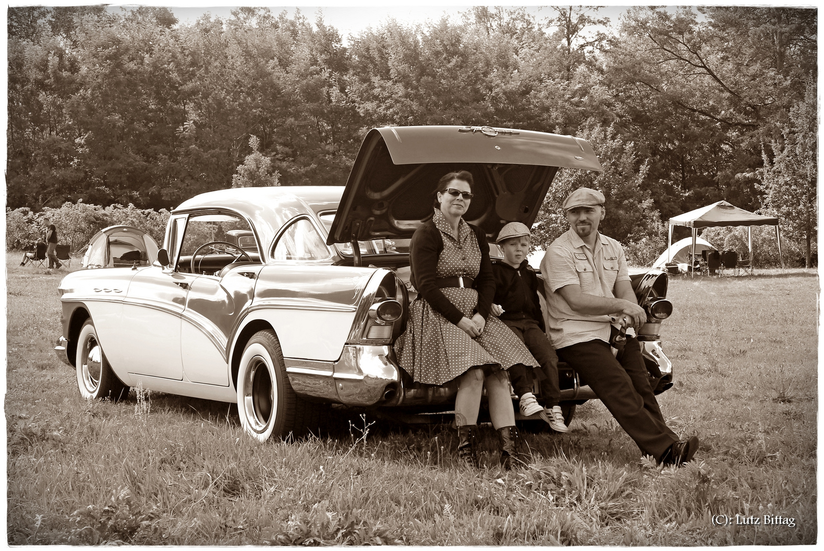 Familienfoto der besonderen Art