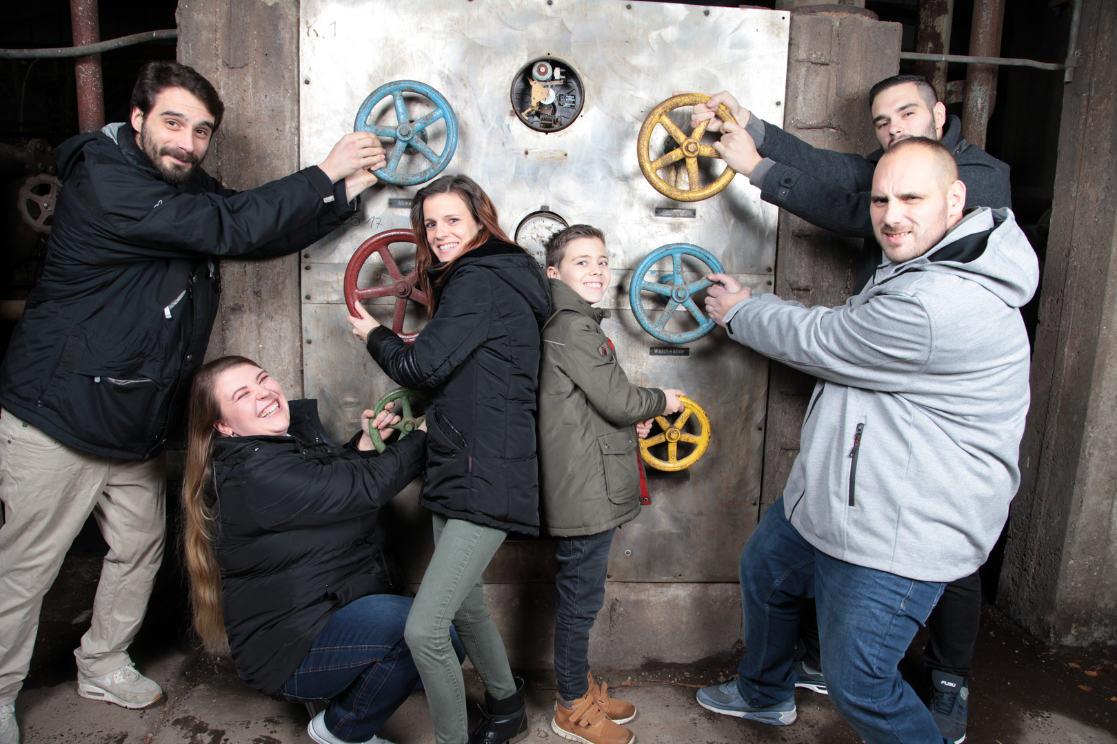 Familienfoto im Landschaftspark Nord 2