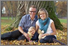 Familienfotos im Herbst 1