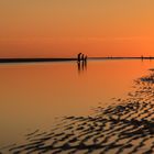 Familienspaziergang an der Nordsee