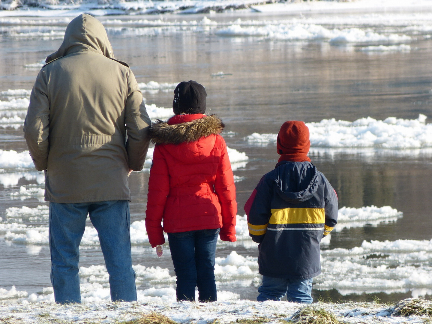 Familienspaziergang zur Pfannkuchenweser