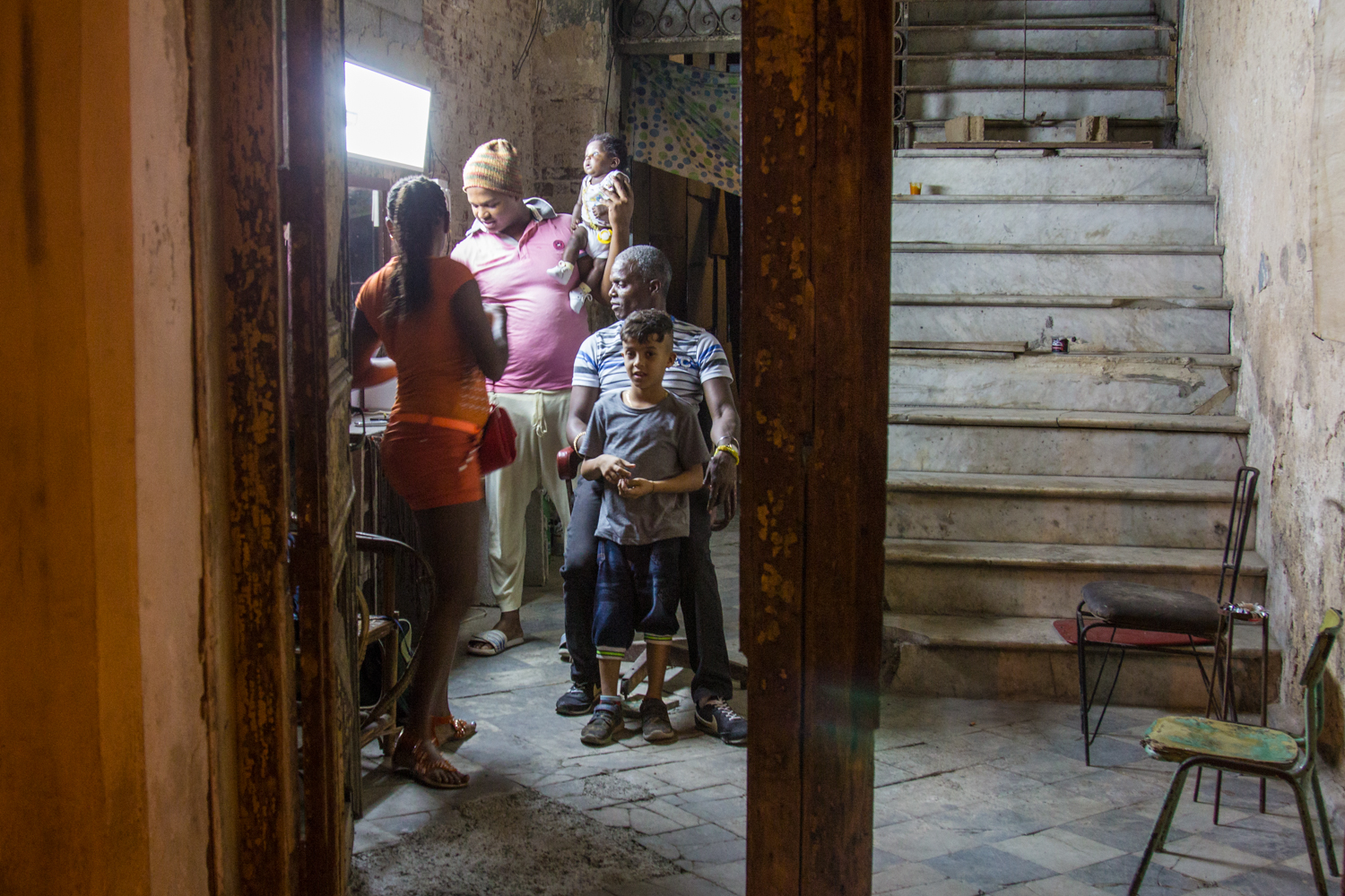 Familientreffen beim Barbier in Havanna