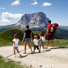 Familienwandern in Gröden - Dolomiten