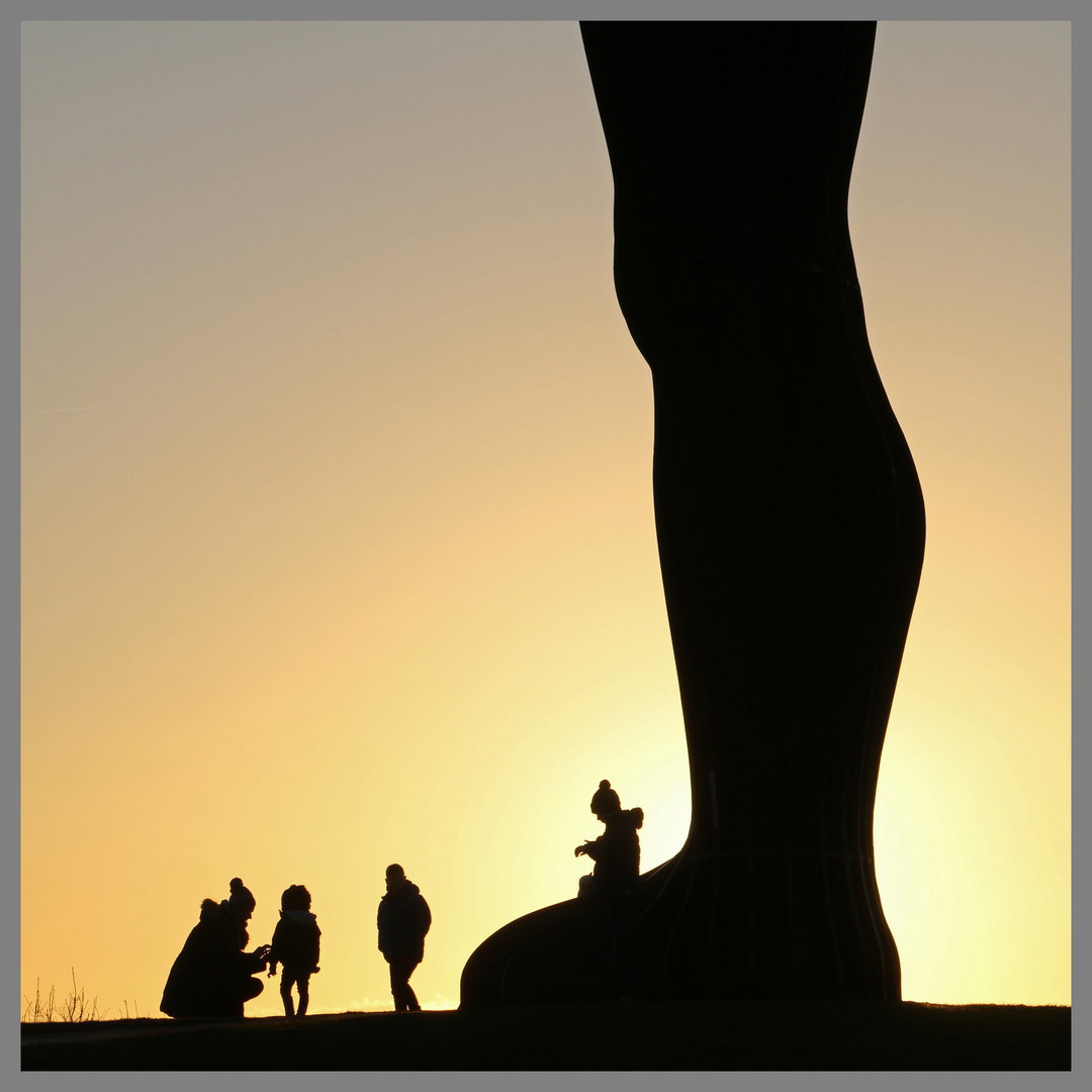 family group at angel of the north 4Ac