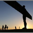 family group at angel of the north 5A