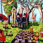  Family   man paintings   men painting artworks   raphael perez homoerotic artwork  Nackter Mann 