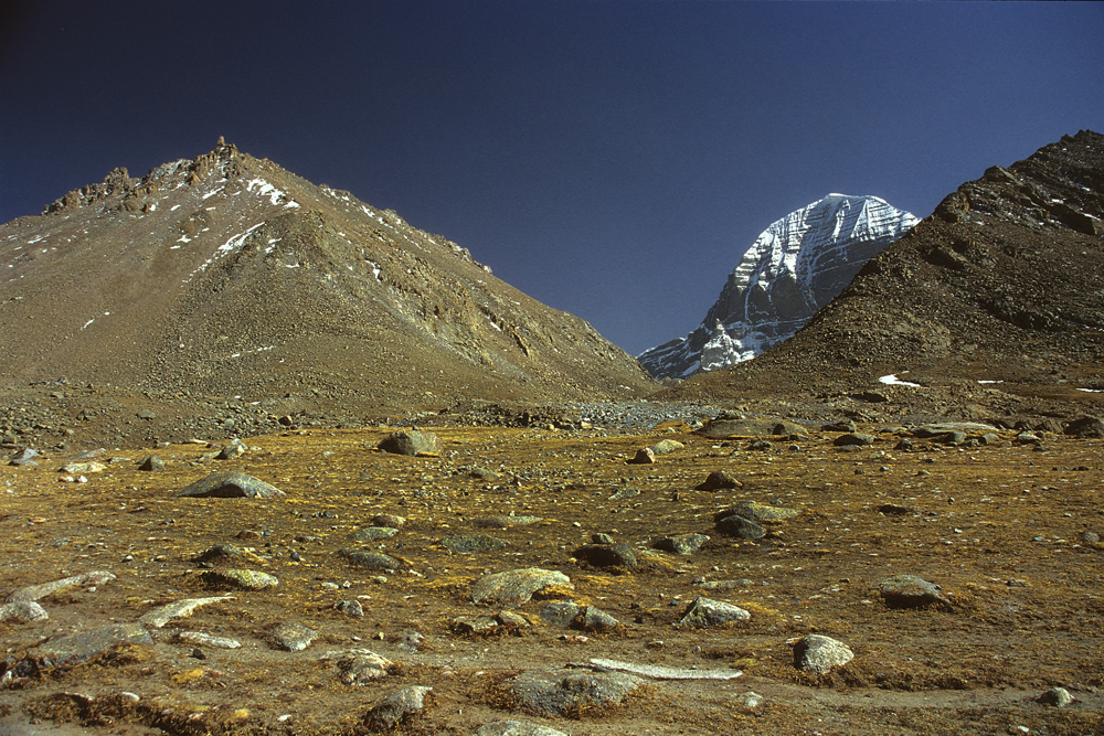 Famose vista to the Kailash peak