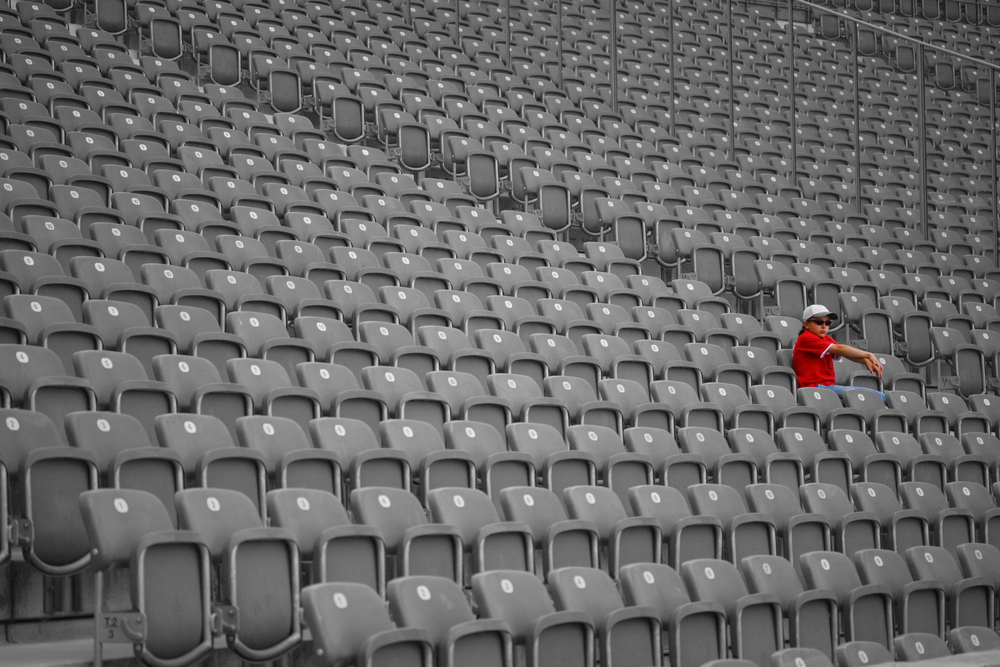 Fan im Olympiastadion