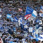 Fanblock Ostkurve von Hertha BSC