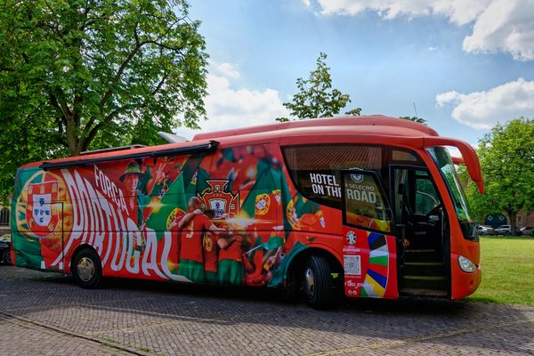 Fanbus aus Portugal