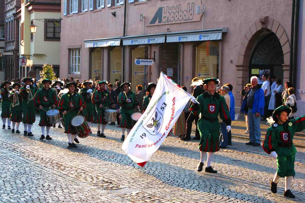 Fanfarenzug Gengenbach von 1953.