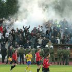 Fanrandale im Stadion