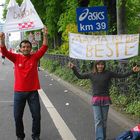 Fans an der Strecke des Düsseldorfer Marathons