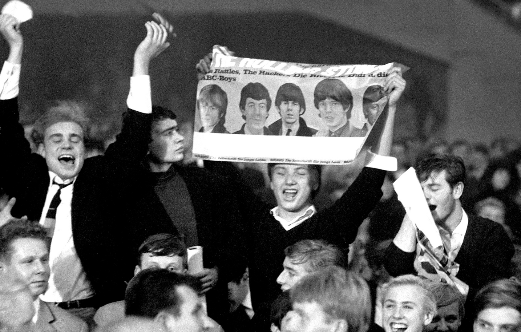 Fans bei Rock Konzert