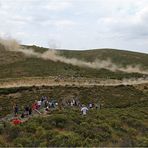 Fans in sardischer Landschaft