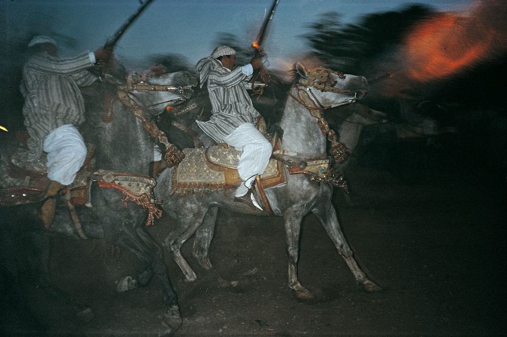 "Fantasia" di cavalieri marocchini...