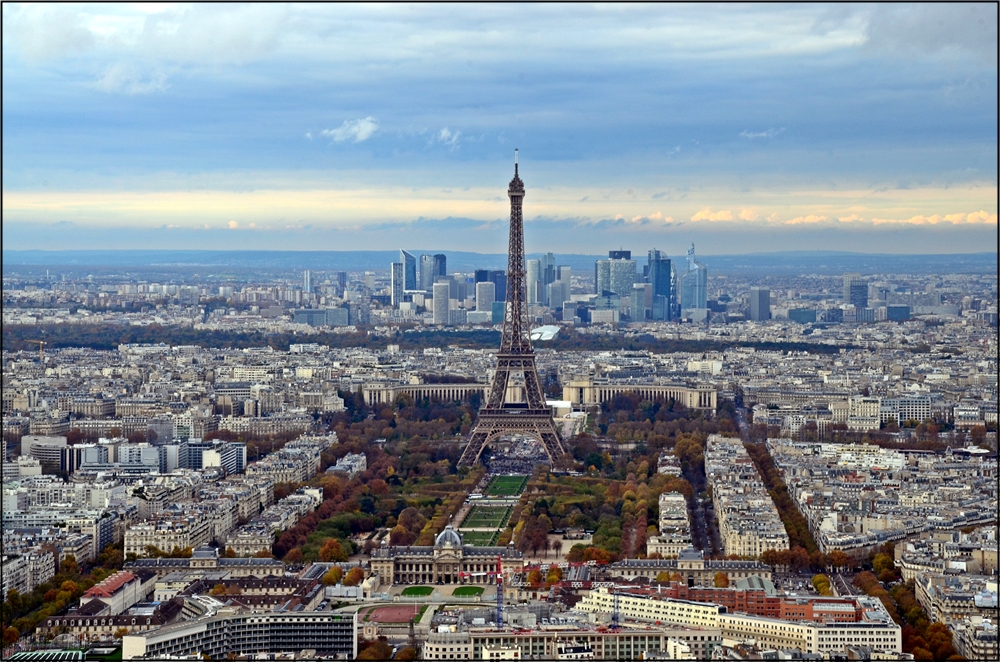 Fantastisch der Blick über Paris