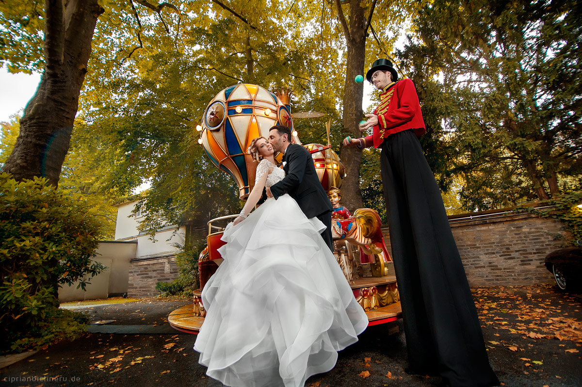 Fantastische Zirkus Hochzeit 