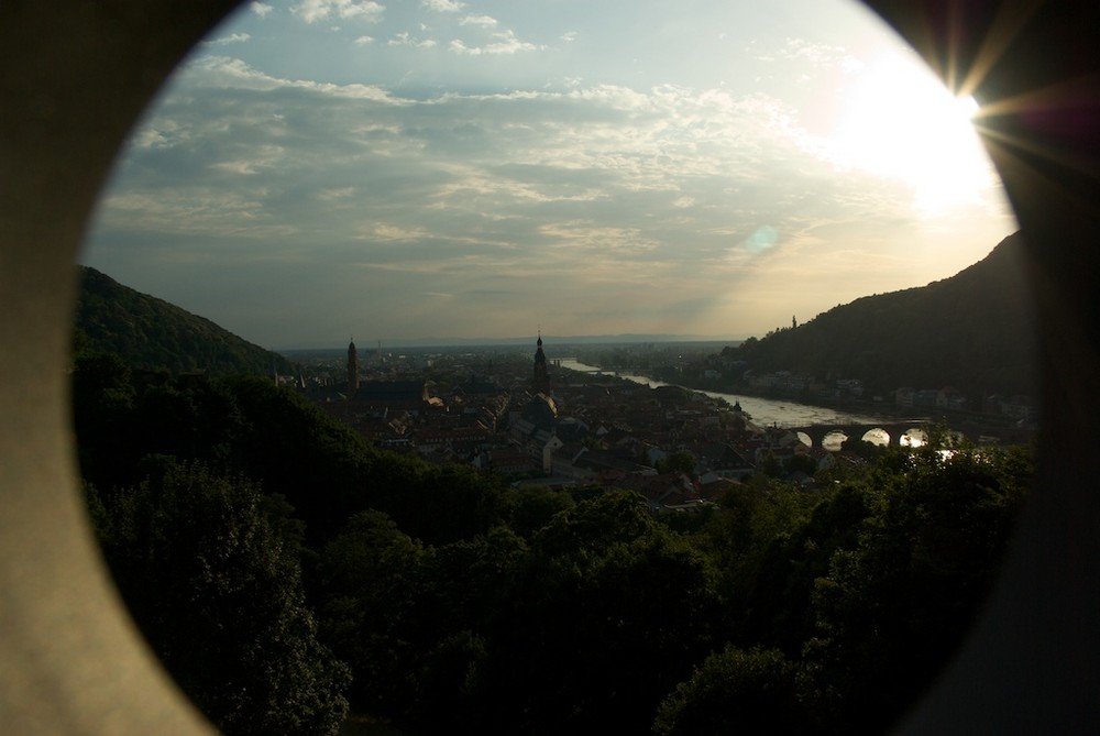 Fantastischer Blick über Heidelberg