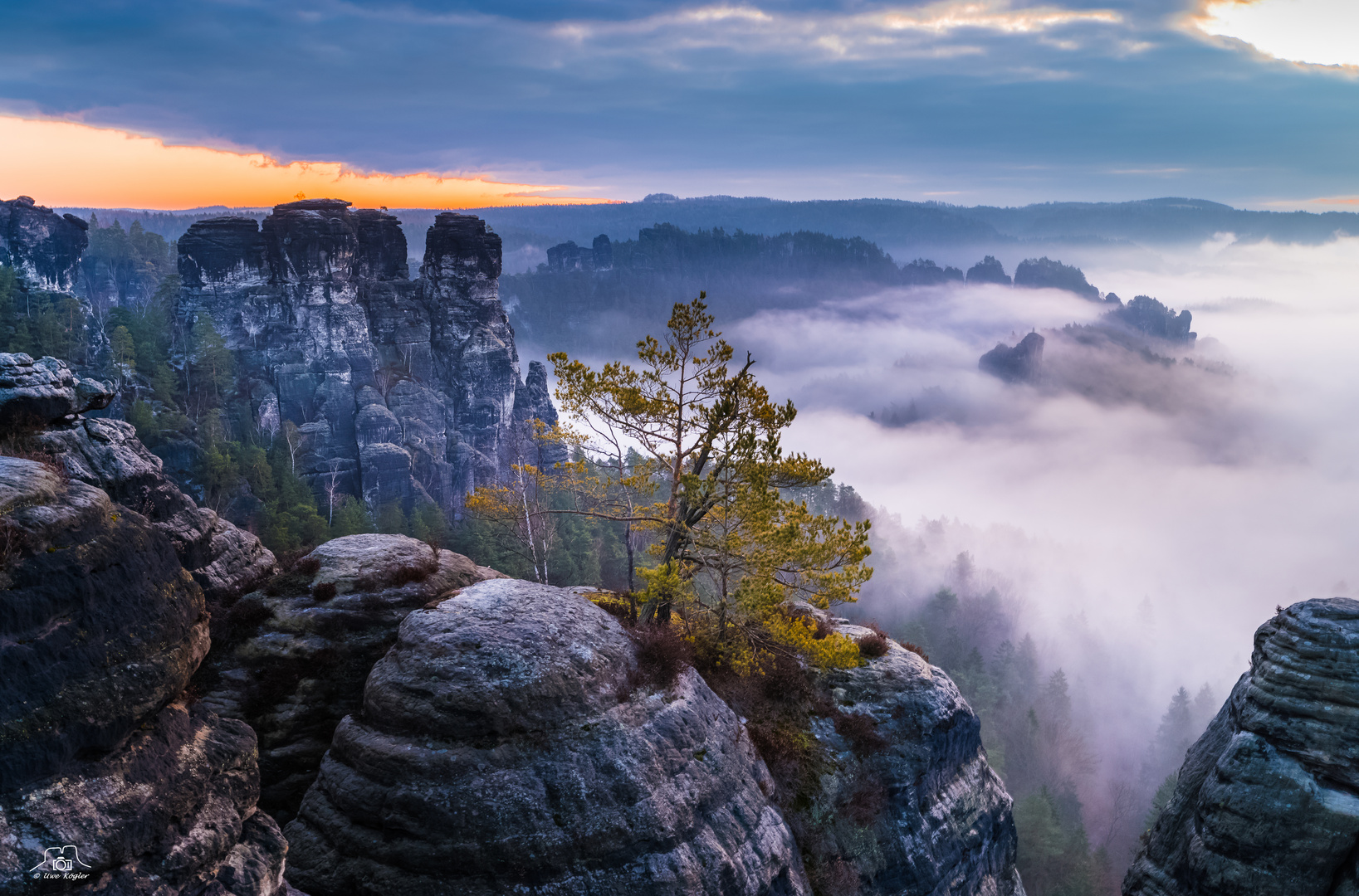 Fantastischer Morgen an der Bastei