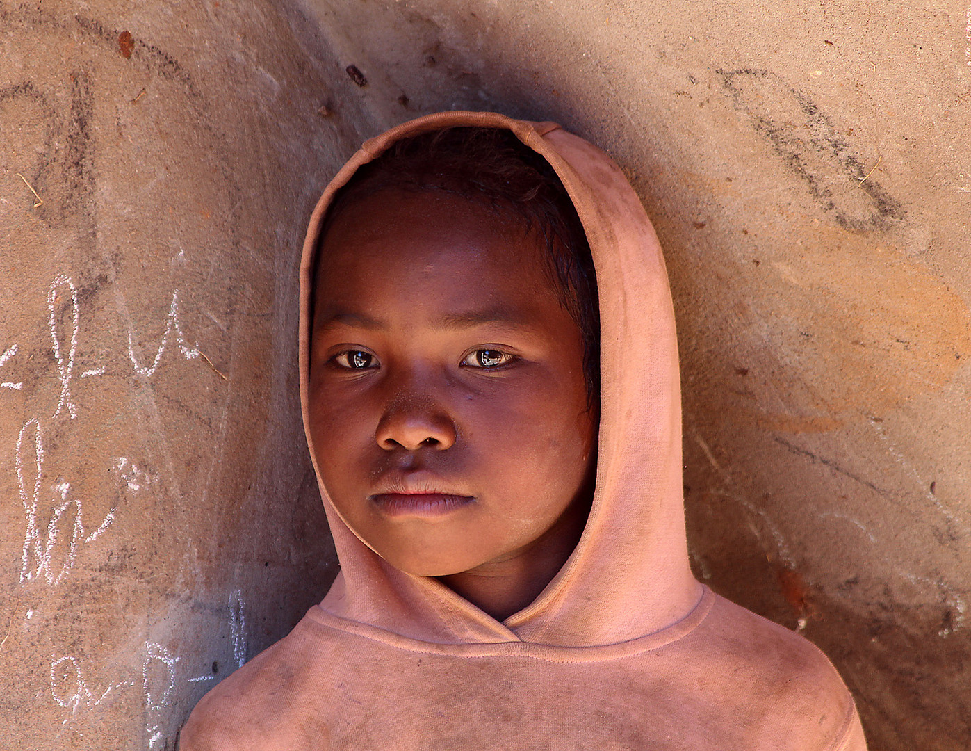 Far from the main roads in a small town in Madagascar