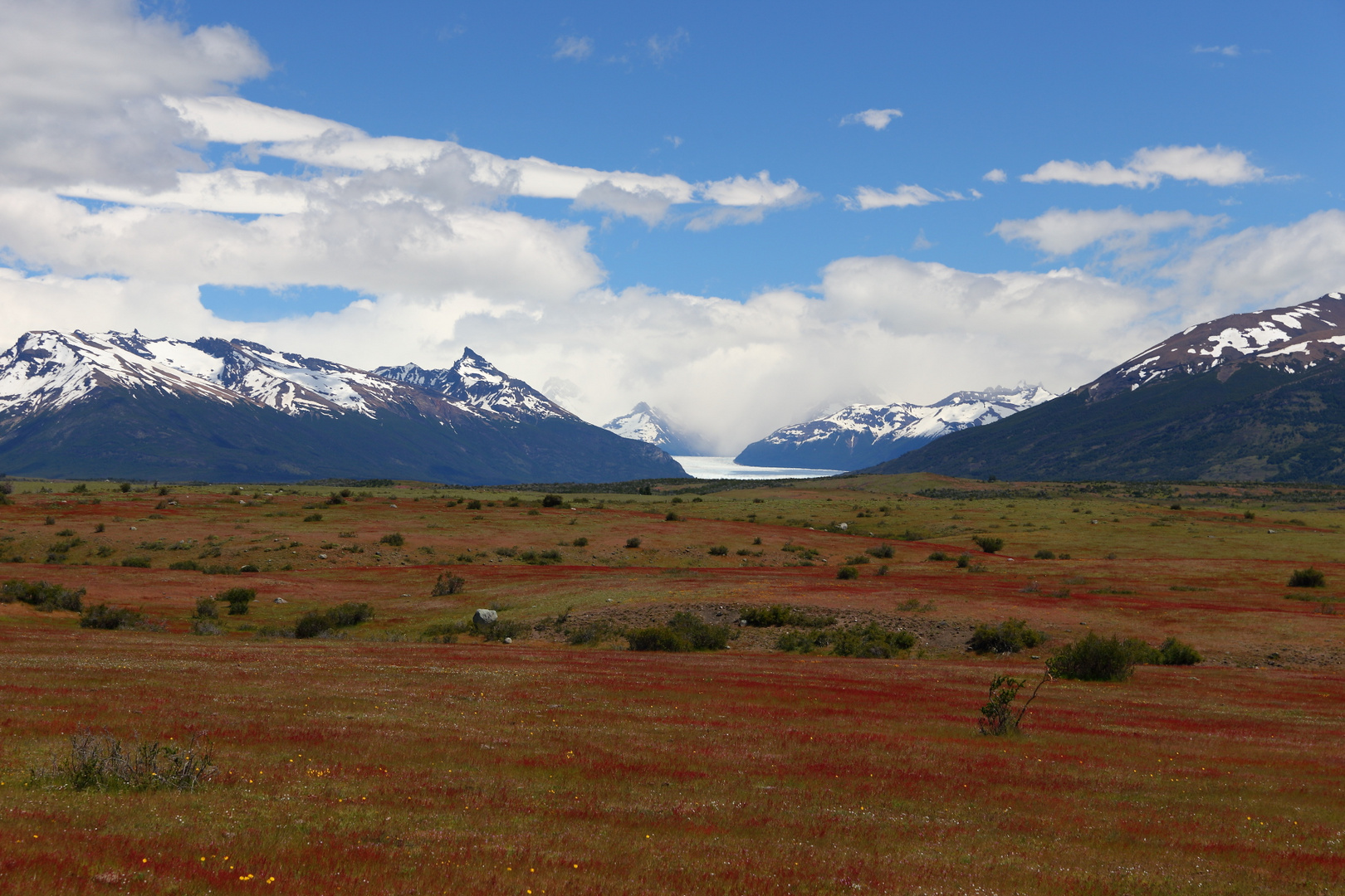 far view on glaciar Perito Moreno