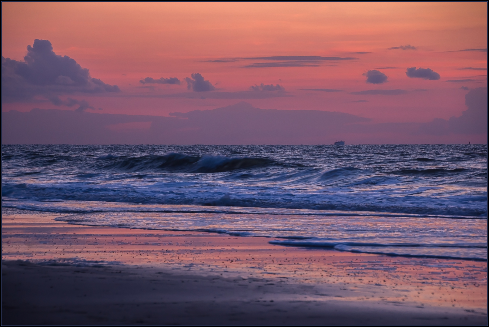 Farb-Licht-Harmonie am Meer... 