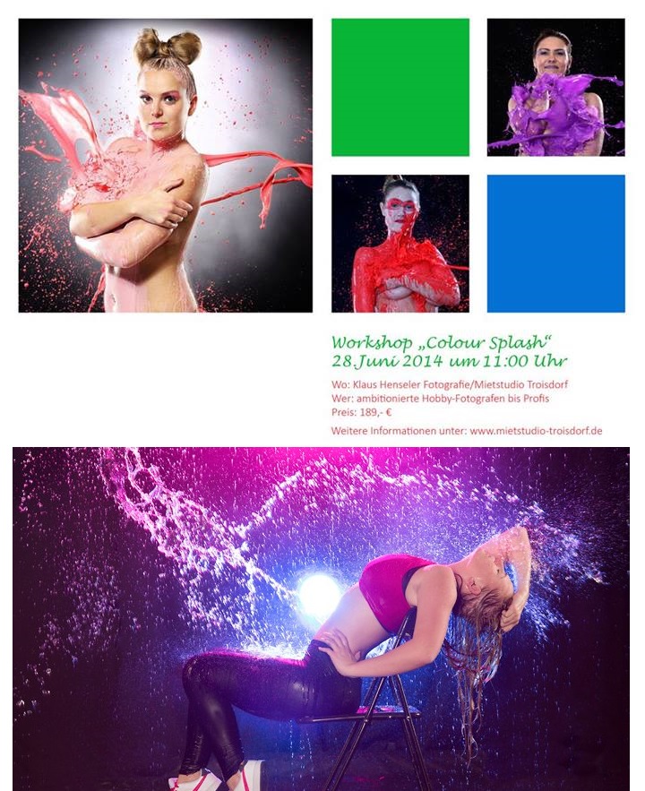 Farb-Splash Workshop 28.06.14 in Troisdorf