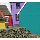 Farbe am Bau, Eyeries s/w-Irland