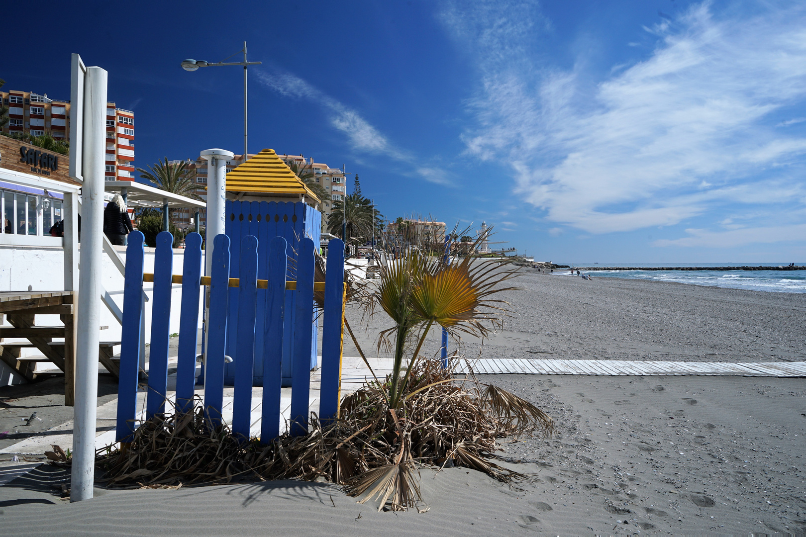 Farbe am Strand