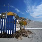 Farbe am Strand