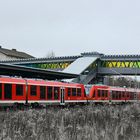 Farbe im Bahnhof