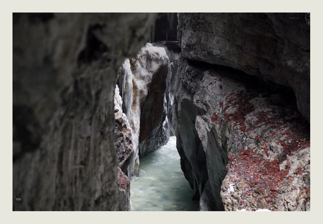 Farbe in der Klamm