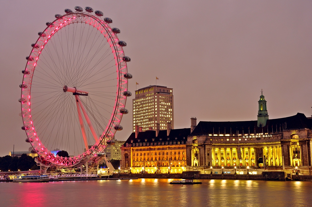 Farbe pur - the London Eye!