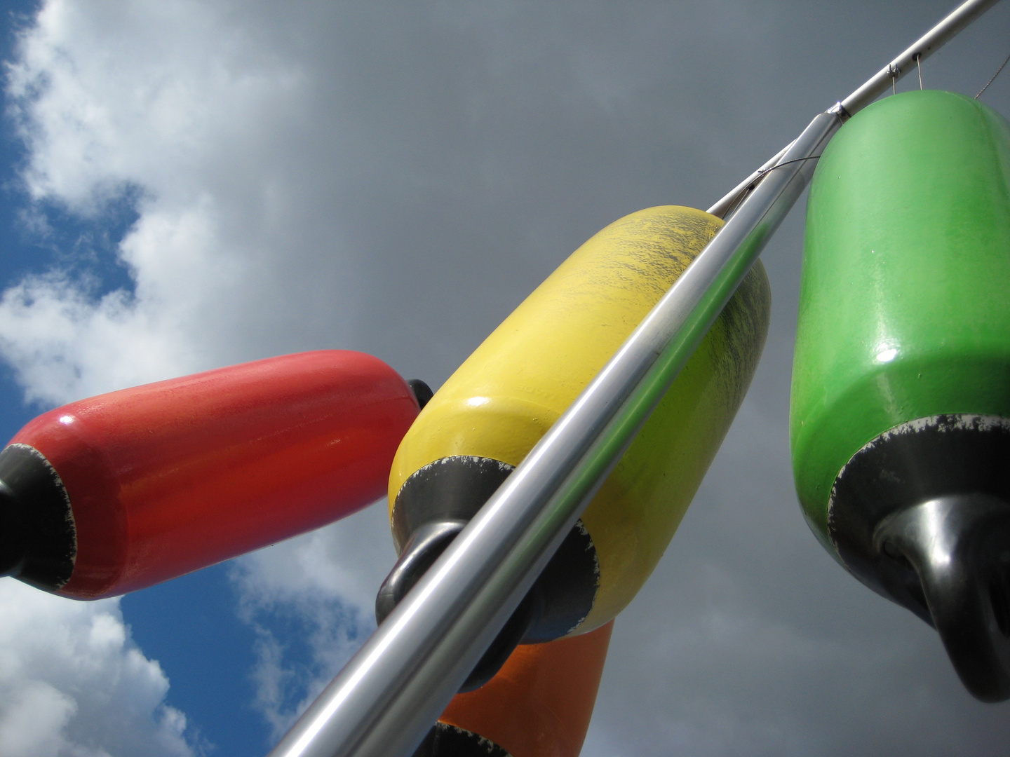 Farbe, Wind und Wolken in Schierstein