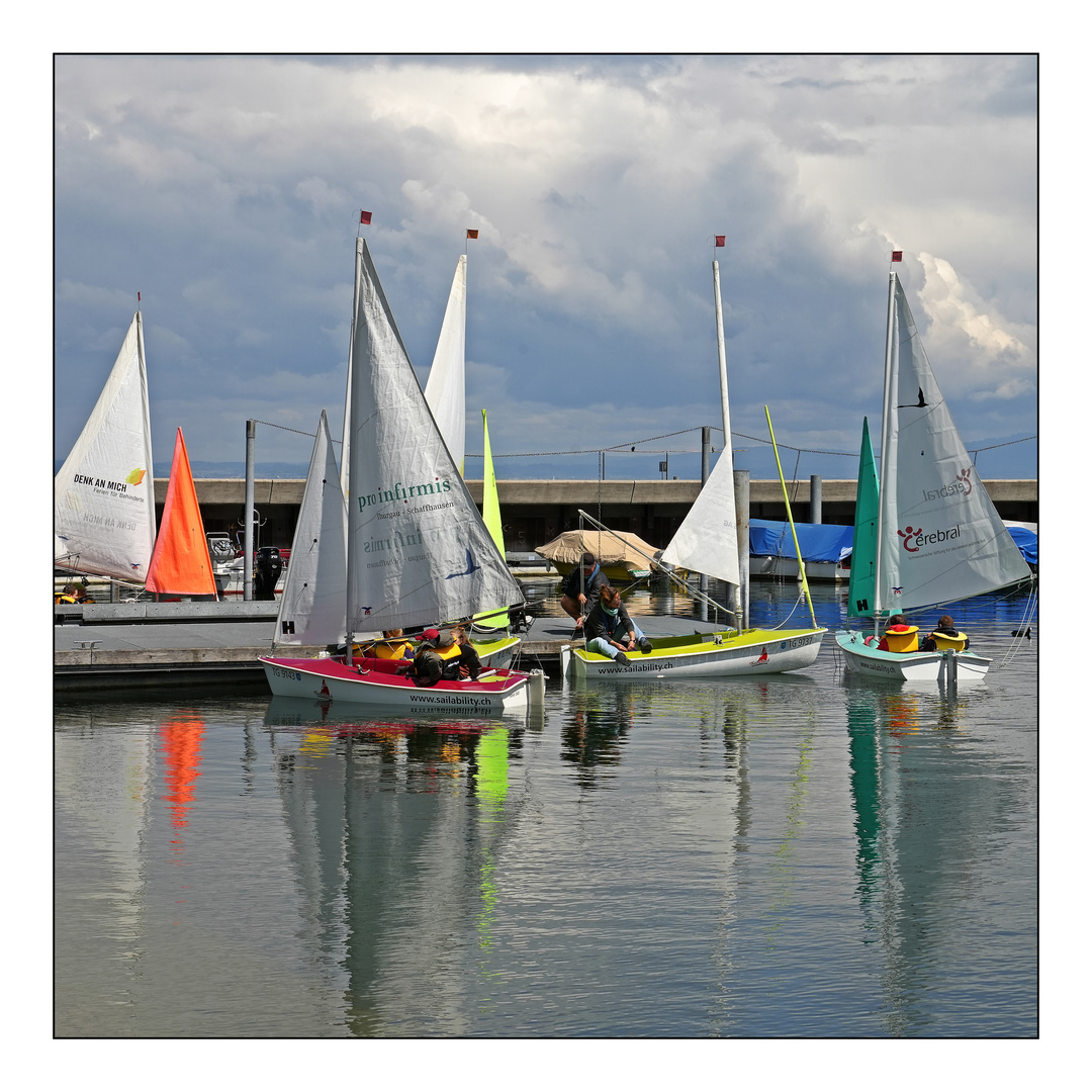 Farben auf dem Wasser