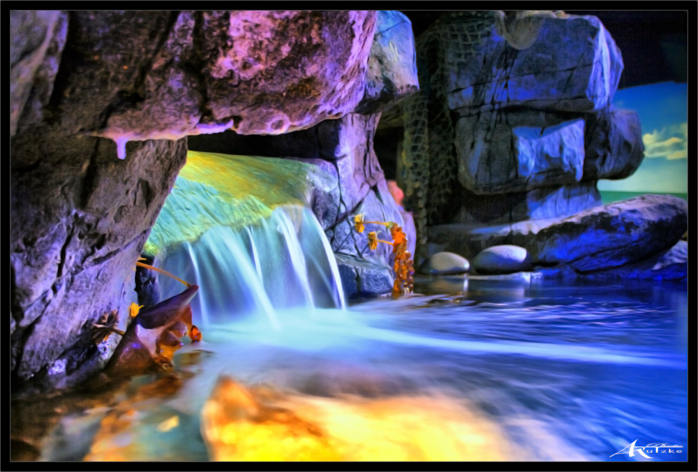 Farben der Welt - Kleiner Wasserfall
