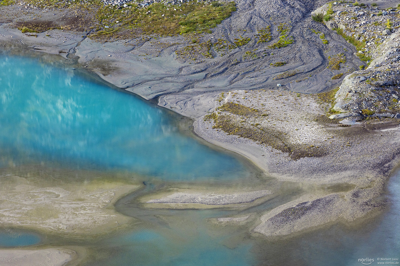 Farben des Pasterzenwassers